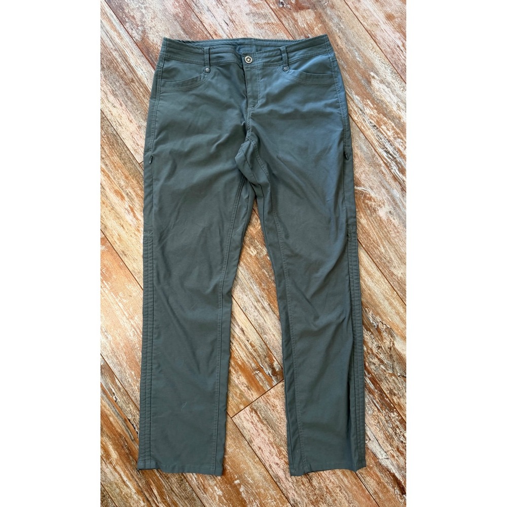 Kuhl Trekr Pants Womens Approx 10 Gray Hiking Outdoor Zip Pockets
